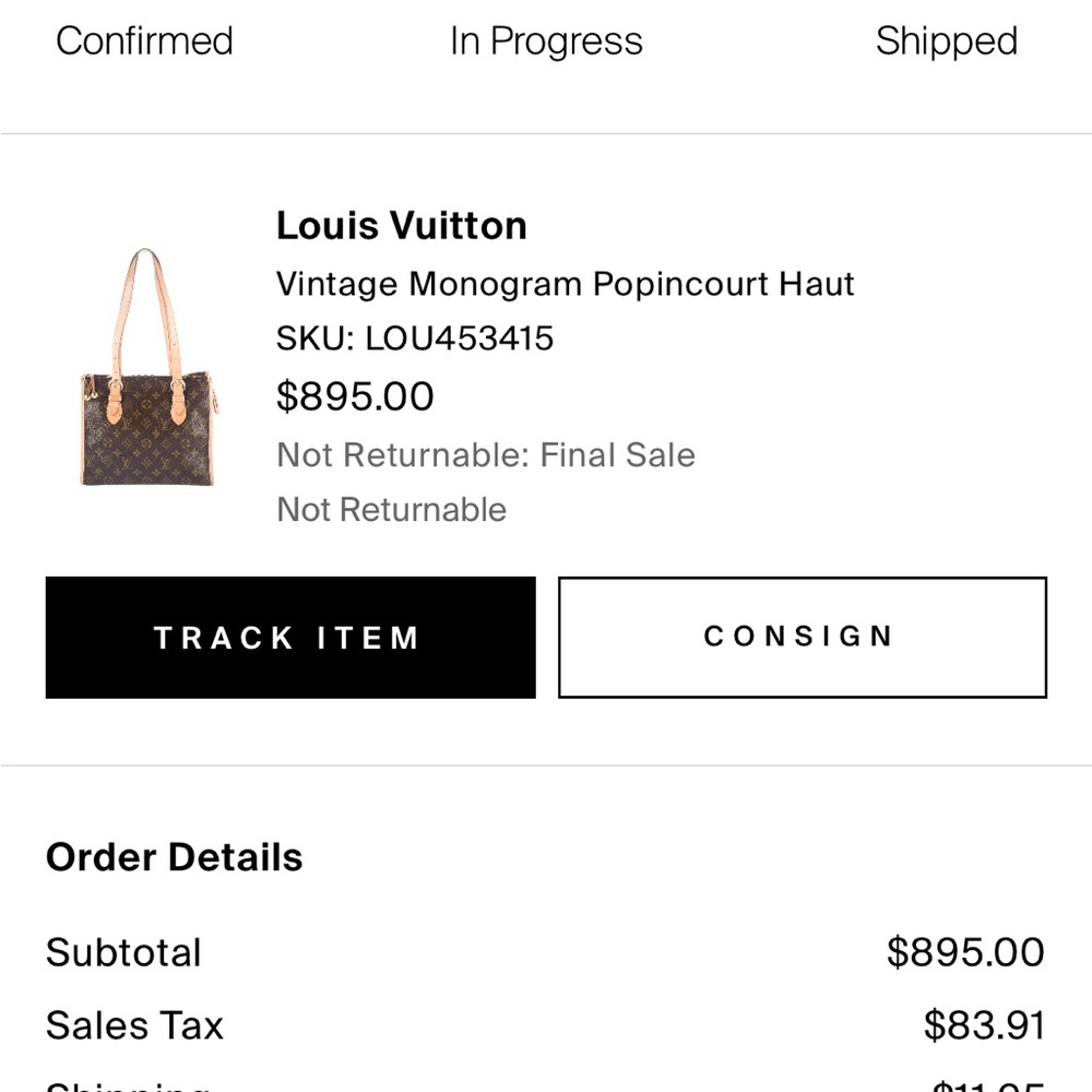 Louis Vuitton Brown Shoulder Bag with Timeless Elegance